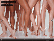 Tablet Screenshot of namibia-aesthetics.com